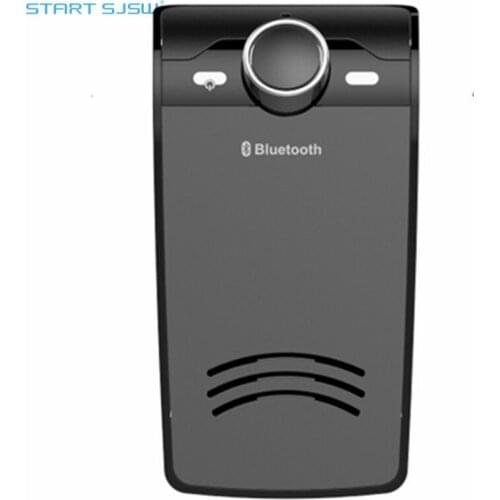 Bluetooth car kit HD Mobile Phone Speaker Portable Car Bluetooth Visor MP3 Player for iphone /Samsung -Black