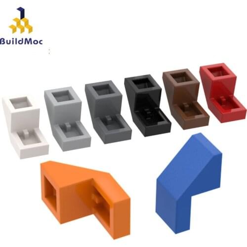 BuildMOC Compatible Assembles Particles 28192 Slope 45 2x1 For Building Blocks Parts DIY LOGO Educational Creative gift Toys