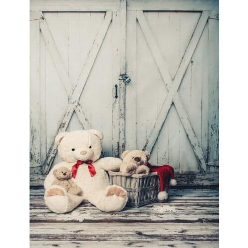 LIFE MAGIC BOX Photo Backdrop Bear Baby Shower Wall Photography Background S-2386