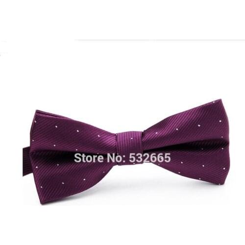Eleventh Doctors Purple Bow Tie Doctor Who Cosplay Props Purple Tie Dot