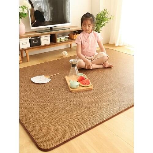 Japanese-style mat carpet living room bedroom balcony tatami mat summer rattan mat crawling mat home