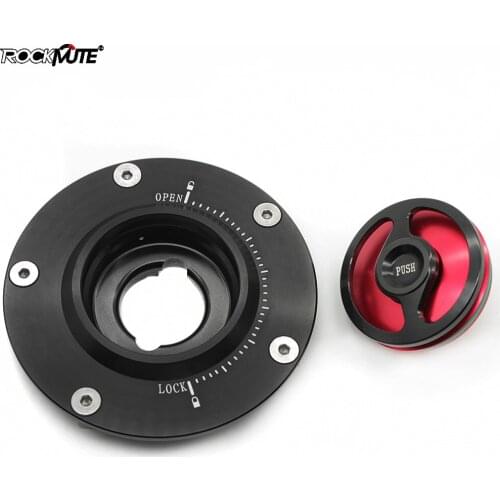 Motorcycle Push to Lock Fuel Tank Cap For Ducati Streetfighter 848 S / XDiavel S Gas Fuel Petrol Cover