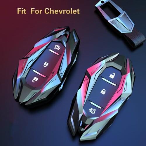 Zinc alloy car key covers for chevrolet cross spark camaro volt bolt trax malibu captiva equinox trax lova tracker aveo lova