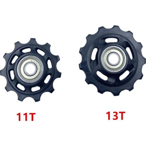 MTB 11T/13T Pulley Pull Back Aluminum Alloy Guide Wheel Transmission Guide Wheel Replacement Part