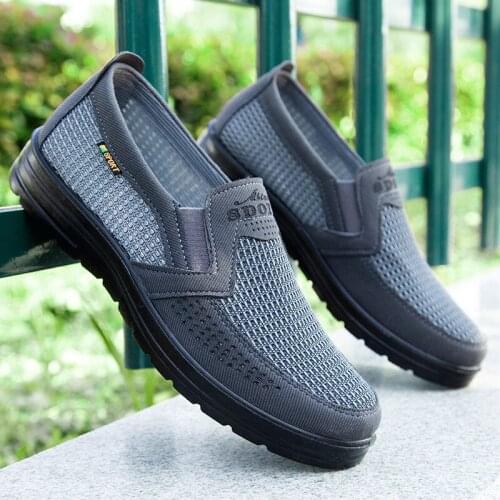 2021 Slip-On MenS Casual Shoes Men Summer Style Mesh Flats For Men Loafer Creepers Casual Shoes Comfortable shoes 38-44