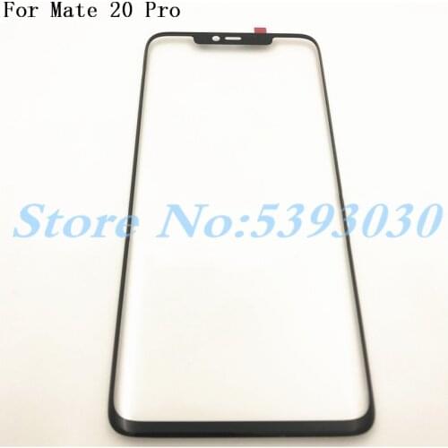 Original 6.39 inches Touchscreen Front Outer Glass Lens Panel touch screen For Huawei Mate 20 Pro replacement parts