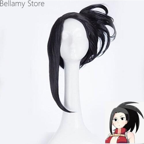 My Hero Academia YAOYOROZU MOMO cosplay costume wigs cos hairewear+wig cap