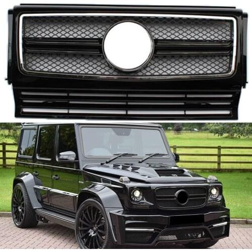Front Racing Billet Bumper Grille Upper Facelift Gril Fit For Mercedes Benz G-Class W463 1990-2013 2014 2015 2016 2017 2018