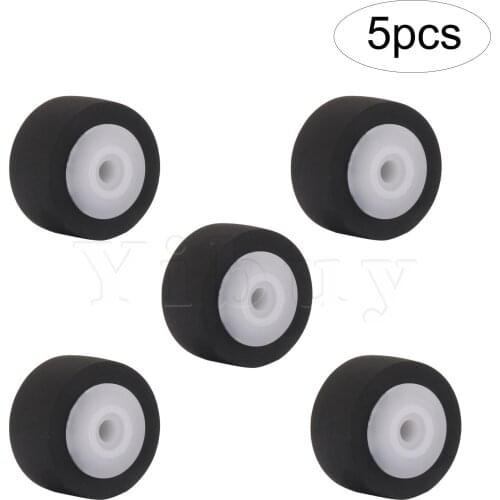 Yibuy 13x8.2mm Rubber Audio Pressure Belt Wheel Tape Roller Pack of 5