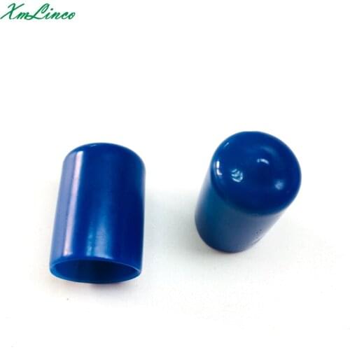 50pcs/lot size 10mm/11.5mm/13mm blue color rubber billiard carom snooker pool cue tip protector freeshipping