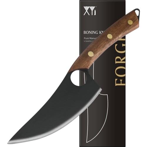 XYJ Full Tang 6 inch Stainless Steel Boning Knife Filleting Knife with Hanging Hole Chef Knives Sharp Kitchen Carving Knives