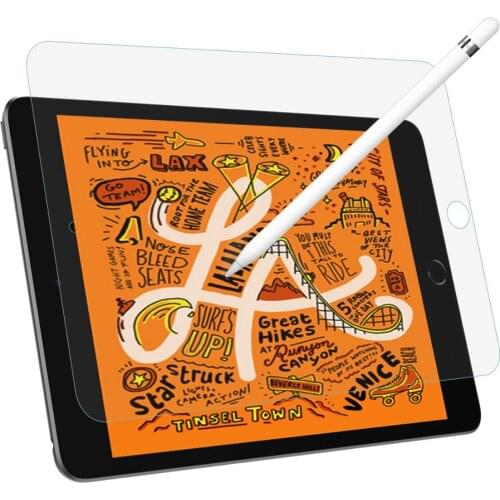 MoKo Screen Protector for iPad Mini 5,[Like Paper Film Writing] Anti-Glare Premium PET Film for New Apple iPad Mini 5