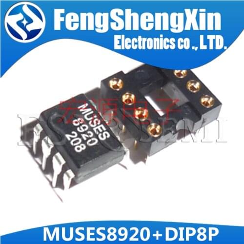 1 set MUSES8920 DIP-8P socket MUSES8920D High Quality Audio J-FET Input Dual Operational Amplifier IC