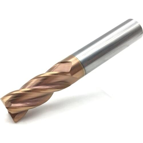 1PC Carbide End Mill 8mm Long 60mm 75mm 100mm 150mm Cemented Carbide Endmills HRC60 4Flute cnc Lathe Metal Milling Cutter Tool