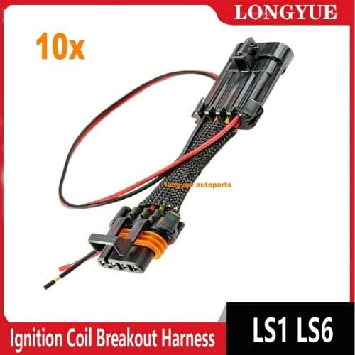 10set LS1 LS6 Ignition Coil Breakout Harness Metri-Pack 150
