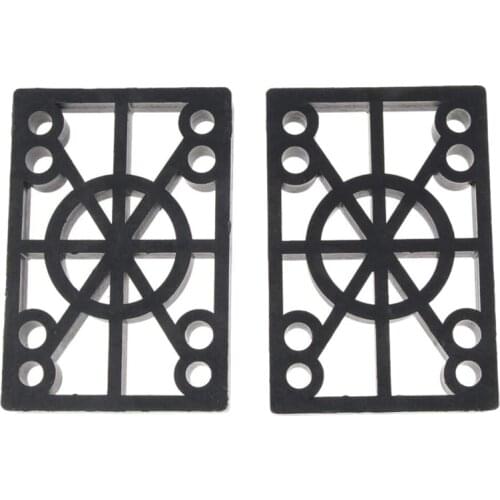 2Pcs Hard Plastic Skateboard Risers 12mm Longboard Shock Pads Land Surfing Skateboard Accessories