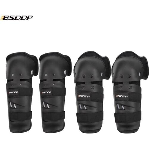 4 pcs Motorcycle Cycling Elbow Knee Pads kneepad guard Motocross protection equipment joelheiras de Shin Guards Armors Set