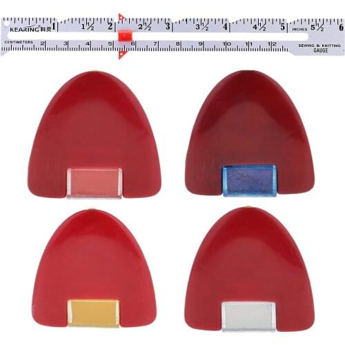 5Pcs Tailors Sewing Dressmakers Marking Chalk With Plastic Gear Sewing Gauge