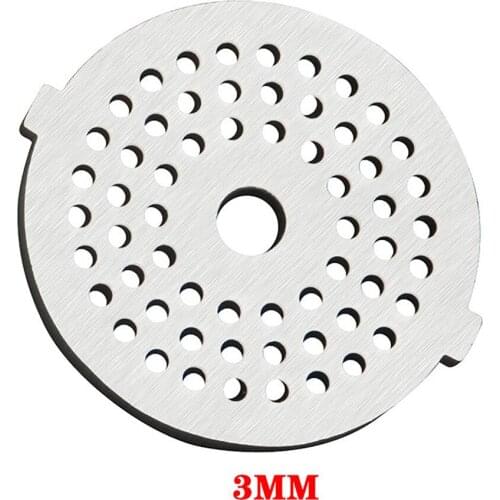 6pcs 5# Meat Grinder Stainless Steel Mincer Hole Plate Shredder Disc Blade for Home Meat Grinder Machine Accessories