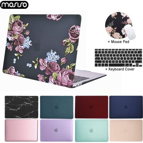 MOSISO Laptop Hard Case For Macbook Air 13 Retina Pro 13 15 Touch Bar A1706 A1989 A2159 A1708 Cover For 2019 Mac Air 13 A1932