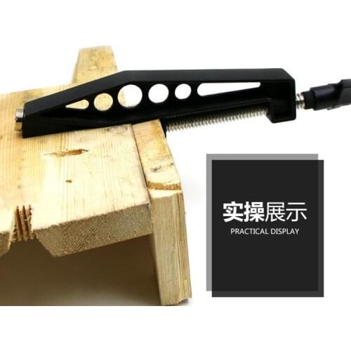 Wooden hole clamp oblique hole drills clamping fixture hand plier NO.C0829