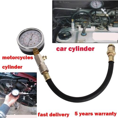 0-300 PSI diagnostic-tool Auto Motor GASOLINE ENGINE COMPRESSION CHECK DIAL TESTER GAUGE Car Accessories Car Auto Part