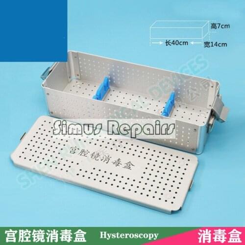 Endoscope Laparoscope Hysteroscope Support Laryngoscope Sinusoscope Instrument Sterilization Box 380x100x85mm