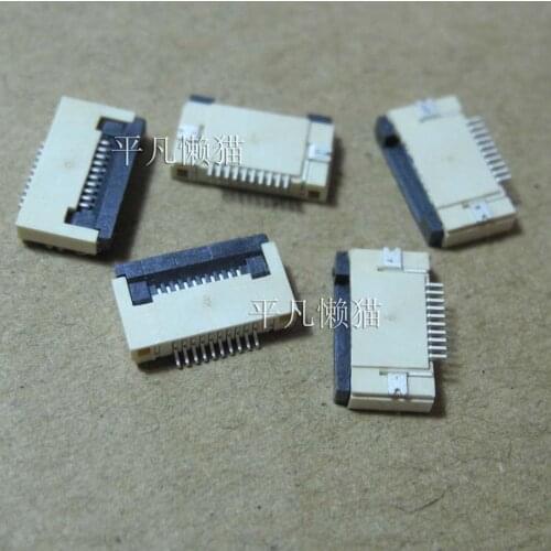 FPC 10 pin 0.5MM pitch Lower connection Flip socket Laptop Start touch keyboard buckle seat