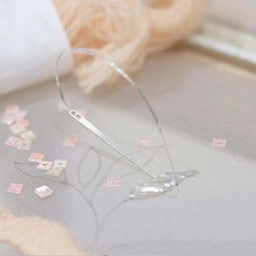 French embroidery, Indian flat thread