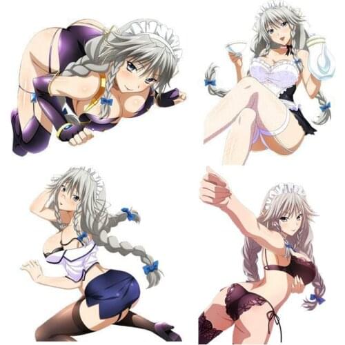 Hot Grayfia Lucifuge Render Decal Anime Sex Girl Sticker on The Car Bumper Motorcycle Decal Vinyl Cover Scratches Waterproof PVC