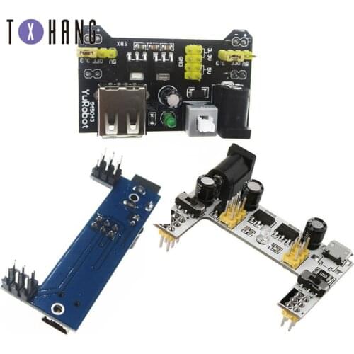 MB102 Solderless Breadboard Power Supply Module for Arduino Nano 3.3V 5V MB102 white/black Breadboard Dedicated Power Module