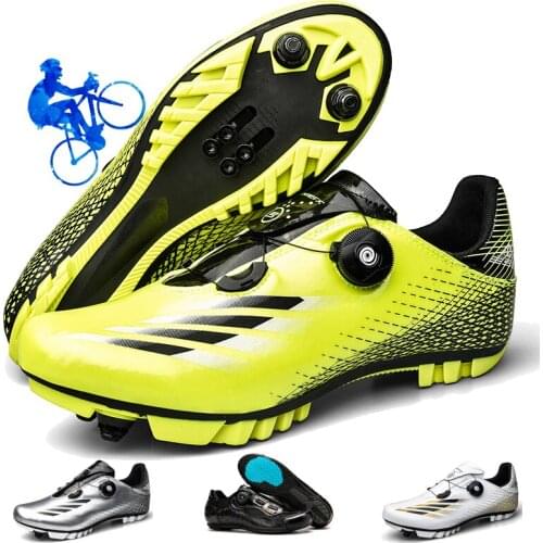2021 New High Quality MTB Cycling Shoes Professional Outdoor Self-Locking Bicycle Sneakers Men Road Bike SPD Cleat Sports Shoes