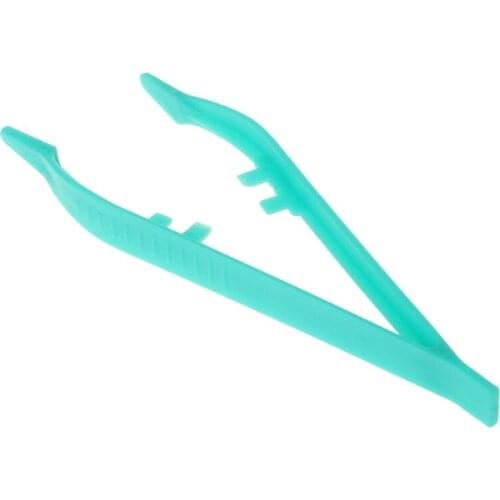 New Reptile Feeding Tweezers Clamp Pliers Plastic Feeder Clip Non Slip Terrarium