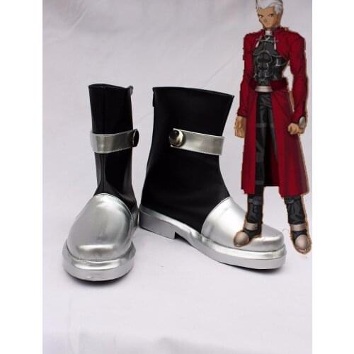 Fate Stay Night Cosplay Shoes Red Archer Anime Boots High Quality Tailor Made