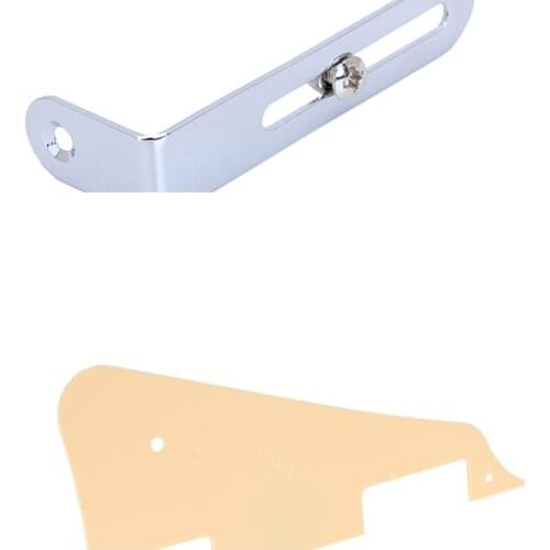 Single Ply Guitar Pickguard & Bracket With Nut Screw - for Les Paul Replacement Part