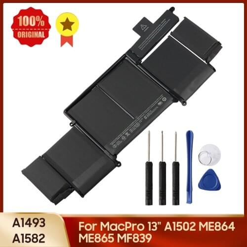 Genuine Replacement Battery A1493 A1582 for MacBook Pro A1502 ME865 ME864 A1493 MF839 A1582 MacPro 13" Original Laptop Battery