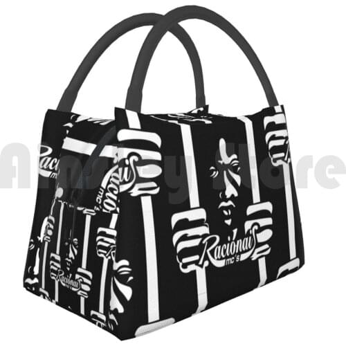 Portable Insulation Bag Brazilian Hip Hop Racionais Music Trend
