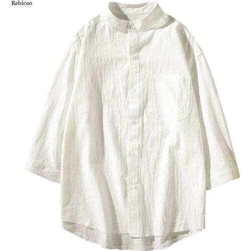 Мужские хлопковые рубашки Rebicoo China At AliExpress