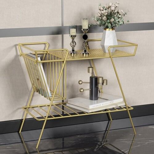 Nordic Wrought Iron Welding Bookshelf for Children Picture Home Book Shelf Occupy Simple Small Space Wrought Iron Material