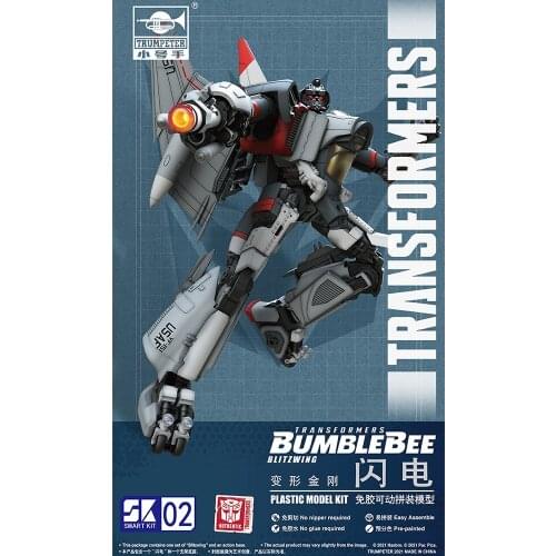 Transformation Trumpeter Movie version Glue-free separation Autobots Lightning Assemble Action Figureals Model