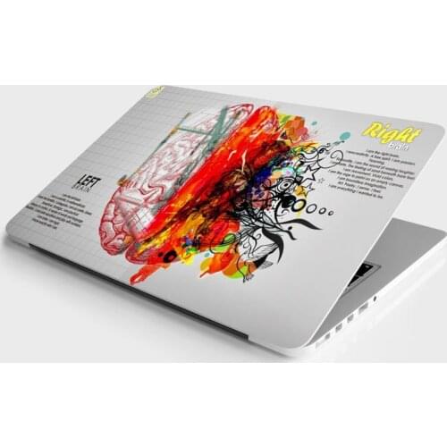 Sticker Master Brain Universal Sticker Laptop Vinyl Sticker Skin Cover For 10 12 13 14 15.4 15.6 16 17 19 " Inc Notebook decal for Macbook,asus,Acer,Hp,Lenovo,Huawei,Dell,Msi,Apple,Toshiba,Compaq