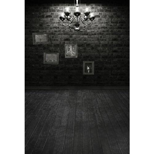 Art photo black brick wall backgrounds vinyl printing professional backdrops photography in photo studio props backdrop LV-291