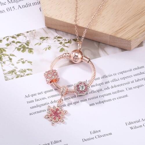 BAOPON Fashion Style Jewelry Collier Rose Gold Statement Pendant Necklace For Women Leaves Mushroom Lovers Fashion Gifts