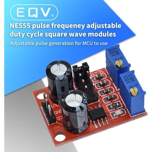 1PCS NE555 pulse frequency, duty cycle adjustable module,square/rectangular wave signal generator,stepping motor driver