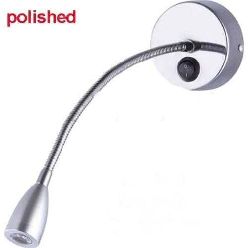 1W/3W Gooseneck Wall Light Led Lamps For Home Morden Sconce On The Wall With Switch Optional