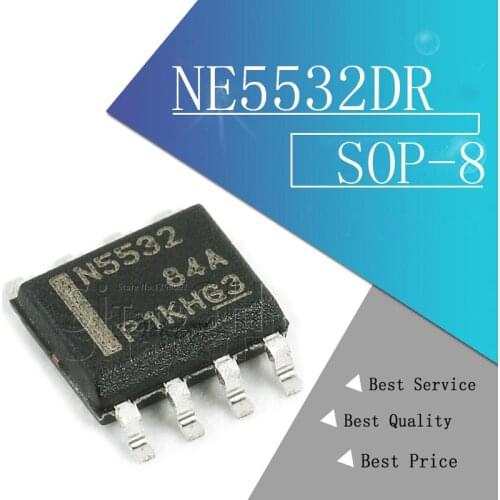20PCS NE5532DR SOP8 NE5532 SOP N5532 5532DR SOP-8 SMD new and original IC