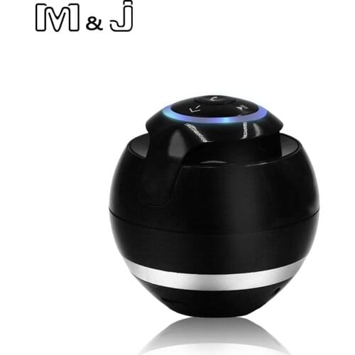 M&J A18 Update Bluetooth Speaker with LED Wireless Stereo Speakers Support TF Card Hands-free FM MP3 Music Players for Phone