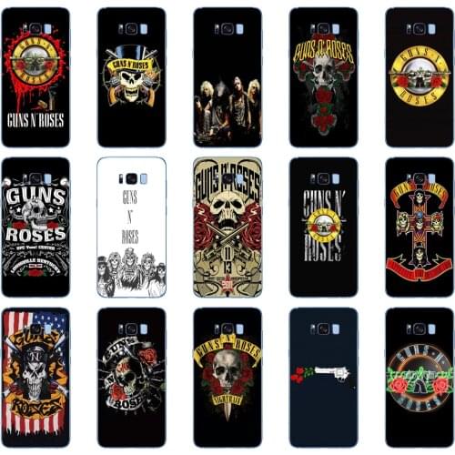 35DD guns n roses Soft Silicone Cover Case for Samsung Galaxy S6 S7 edge S8 S9 S10 plus A70 A50 case
