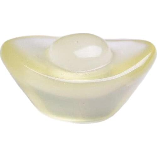 Citrine Gold ingot gemstones natural carved quartz mineral crystals good luck reiki