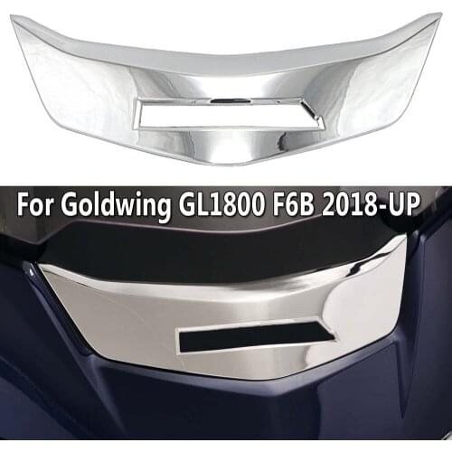 Motorcycle Chrome Fairing Head Cover Front Upper Cowl For Goldwing GL1800 F6B GL 1800 2018 2019 2020